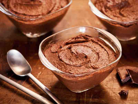 Greek Yogurt Chocolate Mousse (Healthy Dessert)